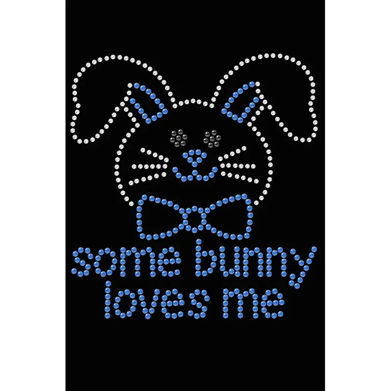 Some Bunny Loves Me (Blue) - Bandanna