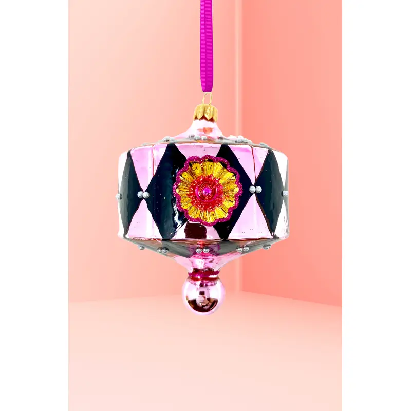 Jubilee Reflector Glass Ornament