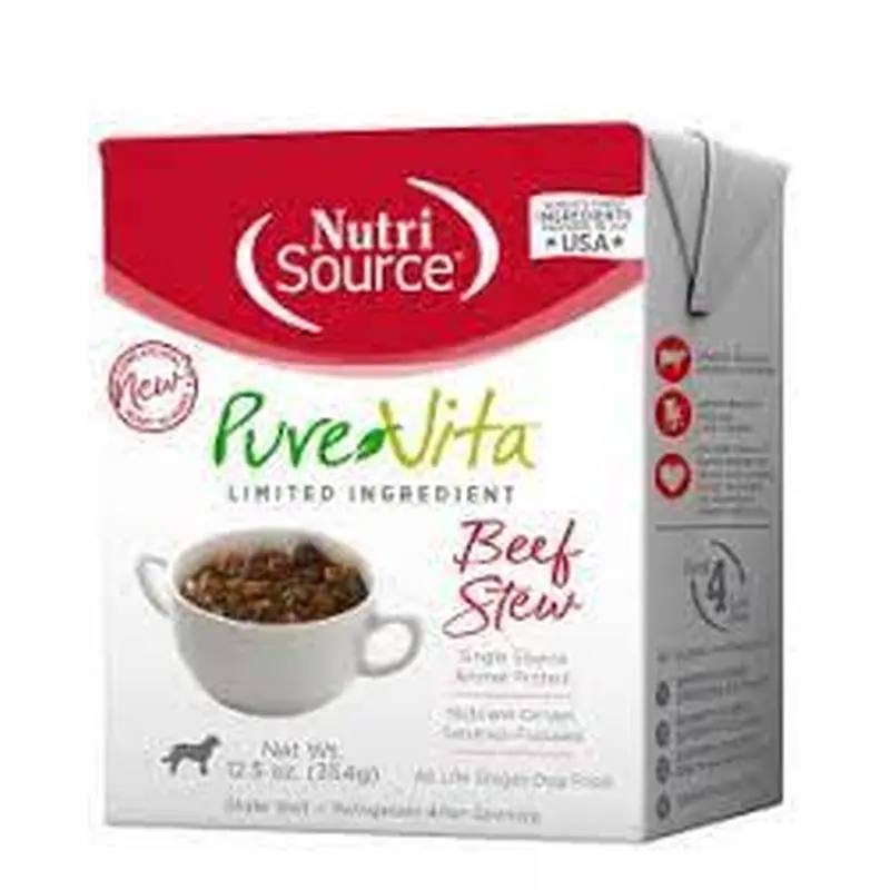 Purevita Beef Stew Limited Ingredient Wet Dog Food