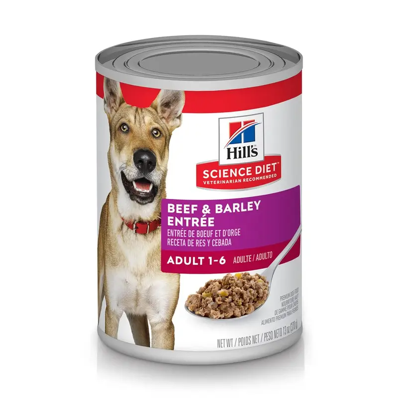 Science Diet Adult Beef & Barley Entre (13oz)