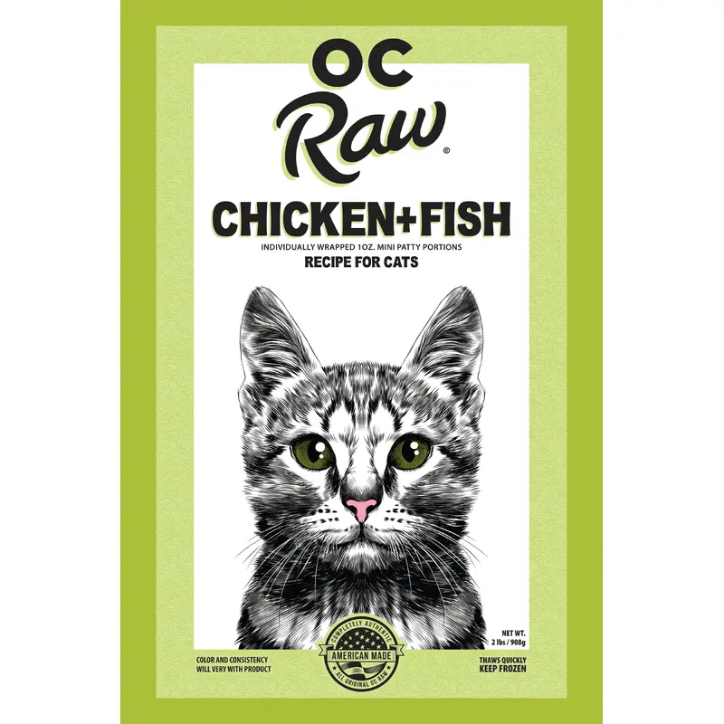 OC Raw Cat Chicken & Fish 2 lb