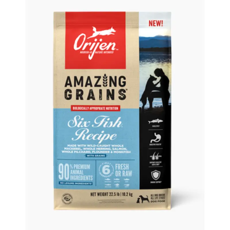Orijen Amazing Grains Six Fish