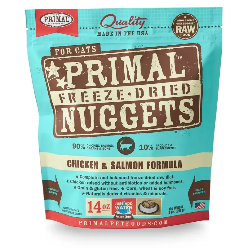 Primal Cat Freeze-Dried Chicken & Salmon Formula