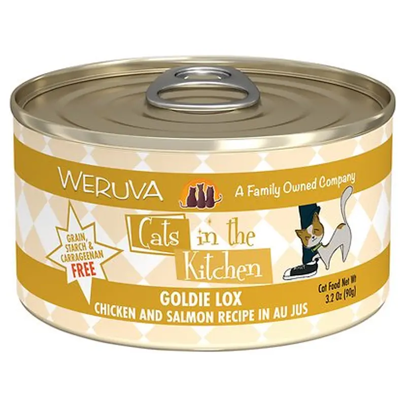 Weruva Cats in the Kitchen Goldie Lox Chicken & Salmon Au Jus