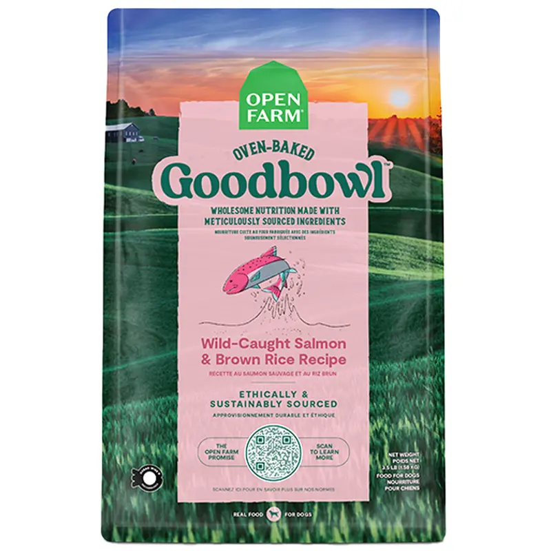Open Farm Dog GoodBowl Salmon & Brown Rice 22 lb