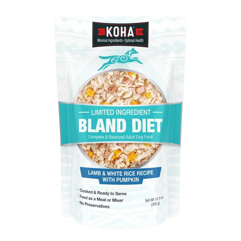 Koha Limited Ingredient Bland Diet Lamb & White Rice Wet Dog Food 12.5oz