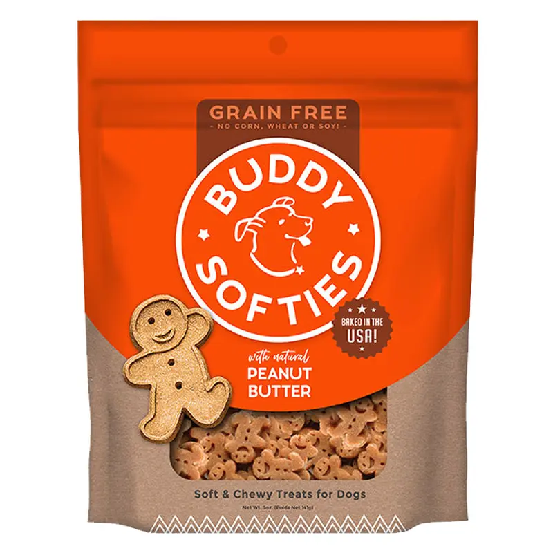 Buddy Biscuits Soft & Chewys Grain Free Peanut Butter Treats 5 oz.