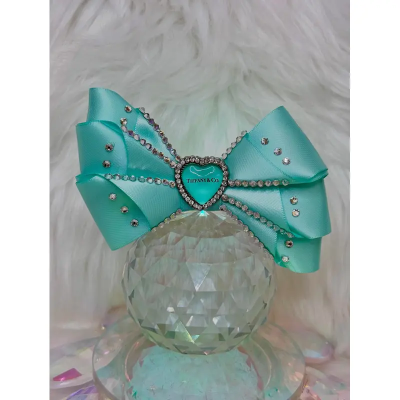 Crystal Hair Bows for Dogs-Tiffany