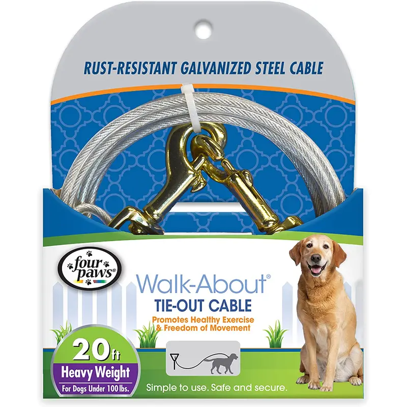 Four Paws Tie-Out Cable - Heavy Weight
