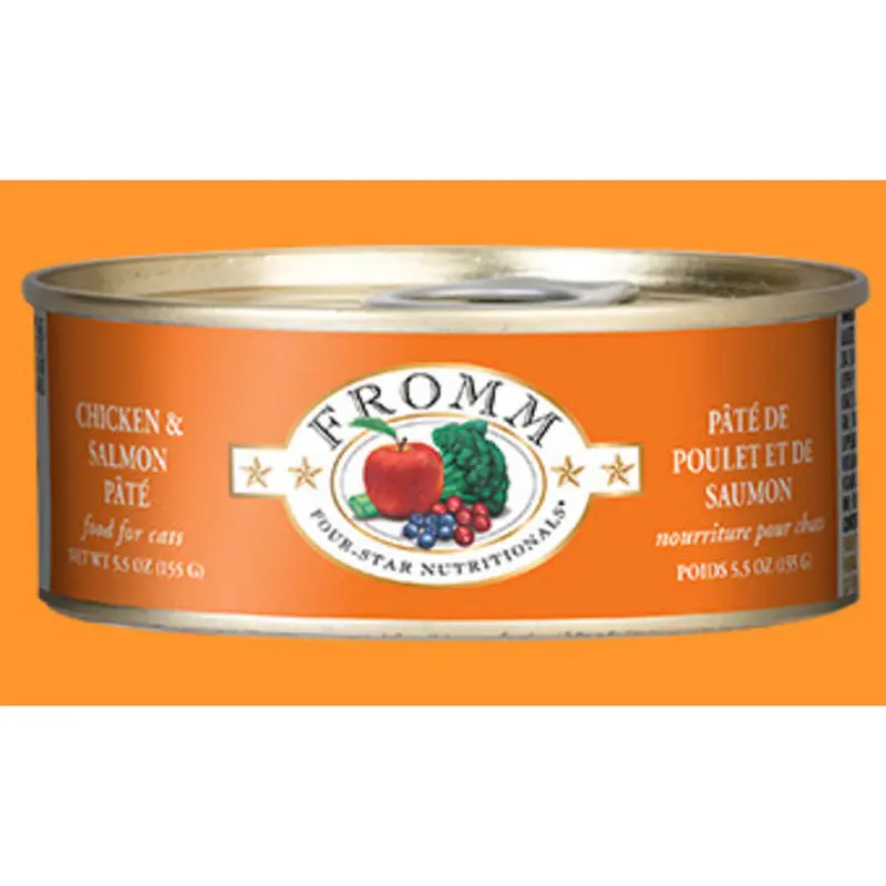 Fromm Four Star Canned Chicken & Salmon Pte Cat Food