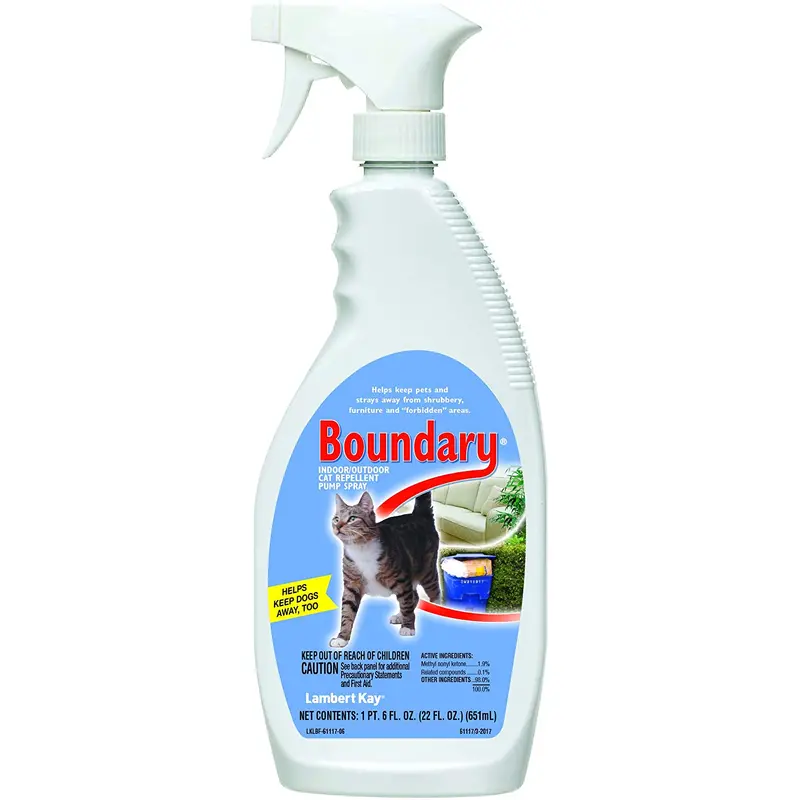 Lambert Kay Boundary Indoor/Outdoor Cat Repellent Pump Spray