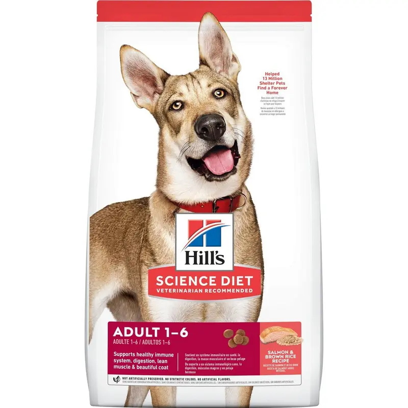 Hill's Science Diet Adult Salmon & Brown Rice Dry Dog Food 33lb