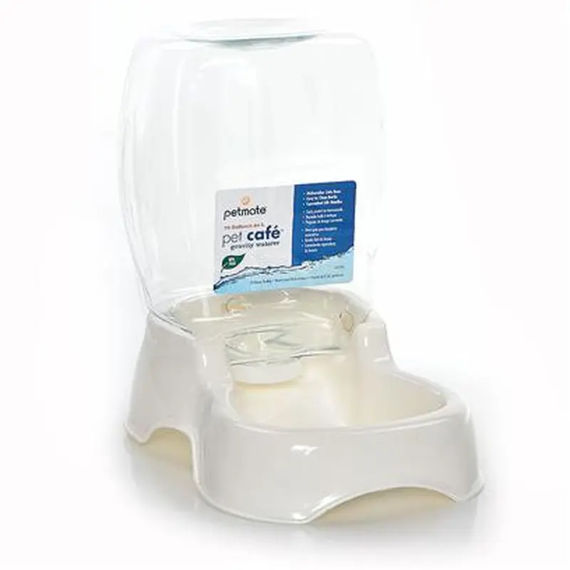 Petmate Caf Cat and Dog Waterer  Pearl Tan  1.5 Gal