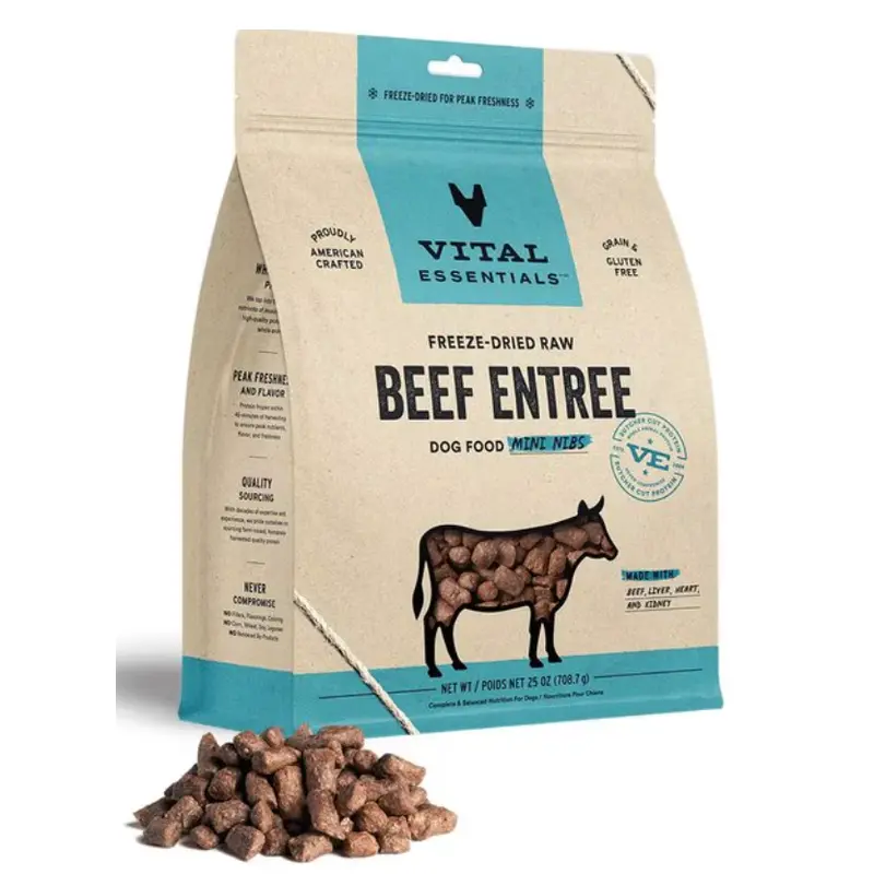 Vital Essentials Freeze Dried Beef Entree 5.5 oz.