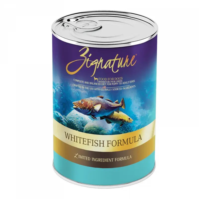 Zignature Limited Ingredient Diet Grain Free Whitefish Recipe Canned Dog Food