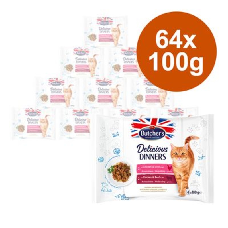Megapack Butcher's Delicious Dinners 64 x 100g
